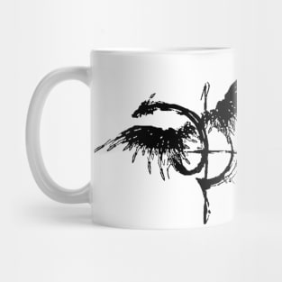 dragon compass ink design Mug